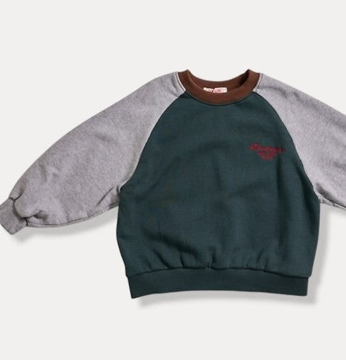 Crayon raglan sweatshirt green