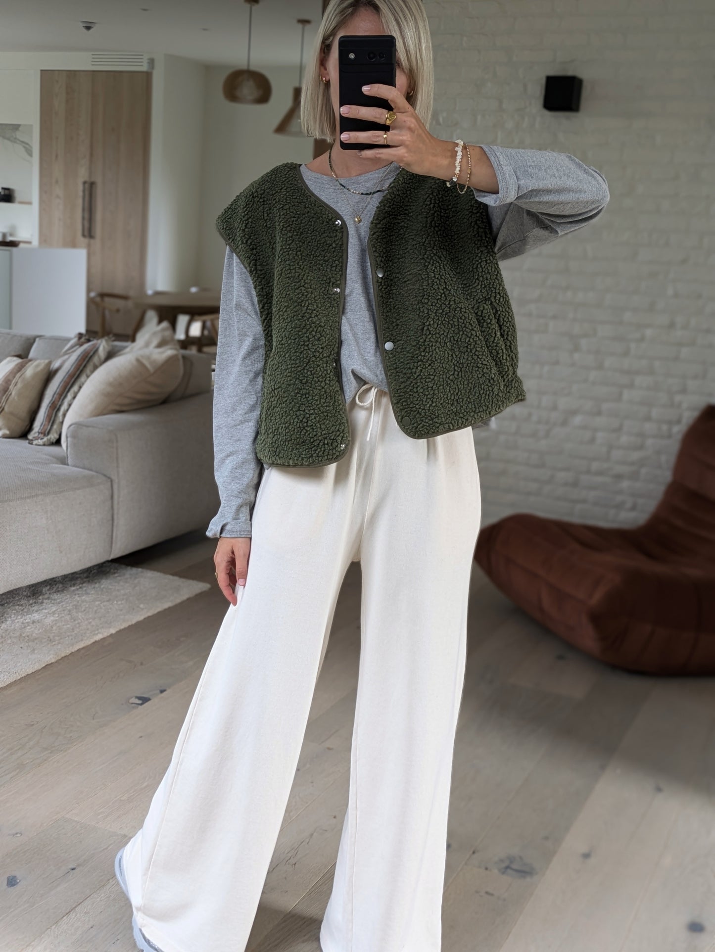 DEUXPOURDEUX THE LABEL - longsleeve tee grey