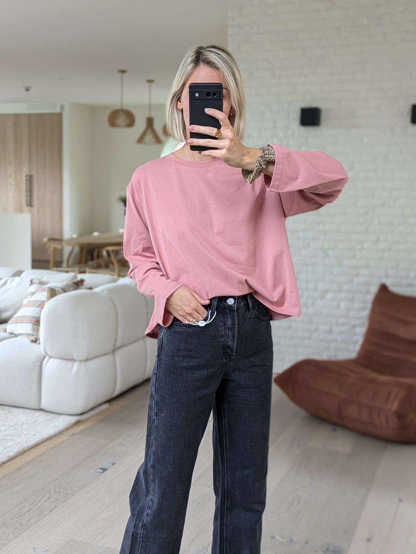 DEUXPOURDEUX THE LABEL - longsleeve tee pink