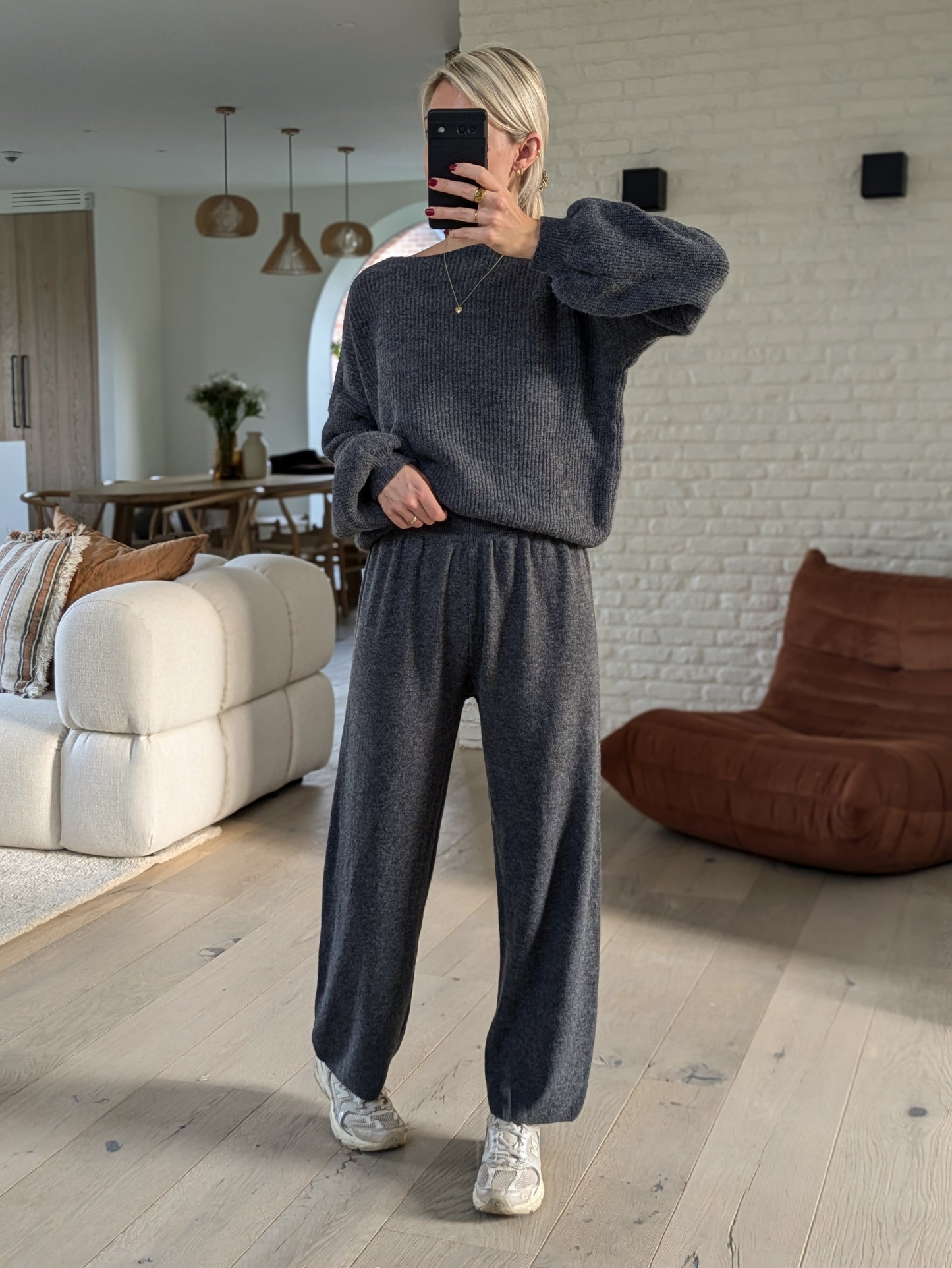 DEUXPOURDEUX THE LABEL - soft set charcoal