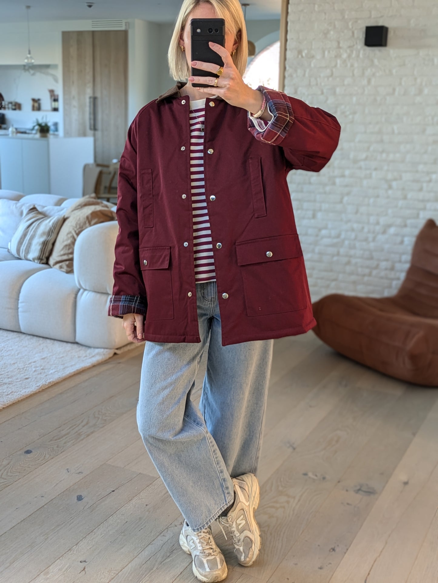 Jacket burgundy