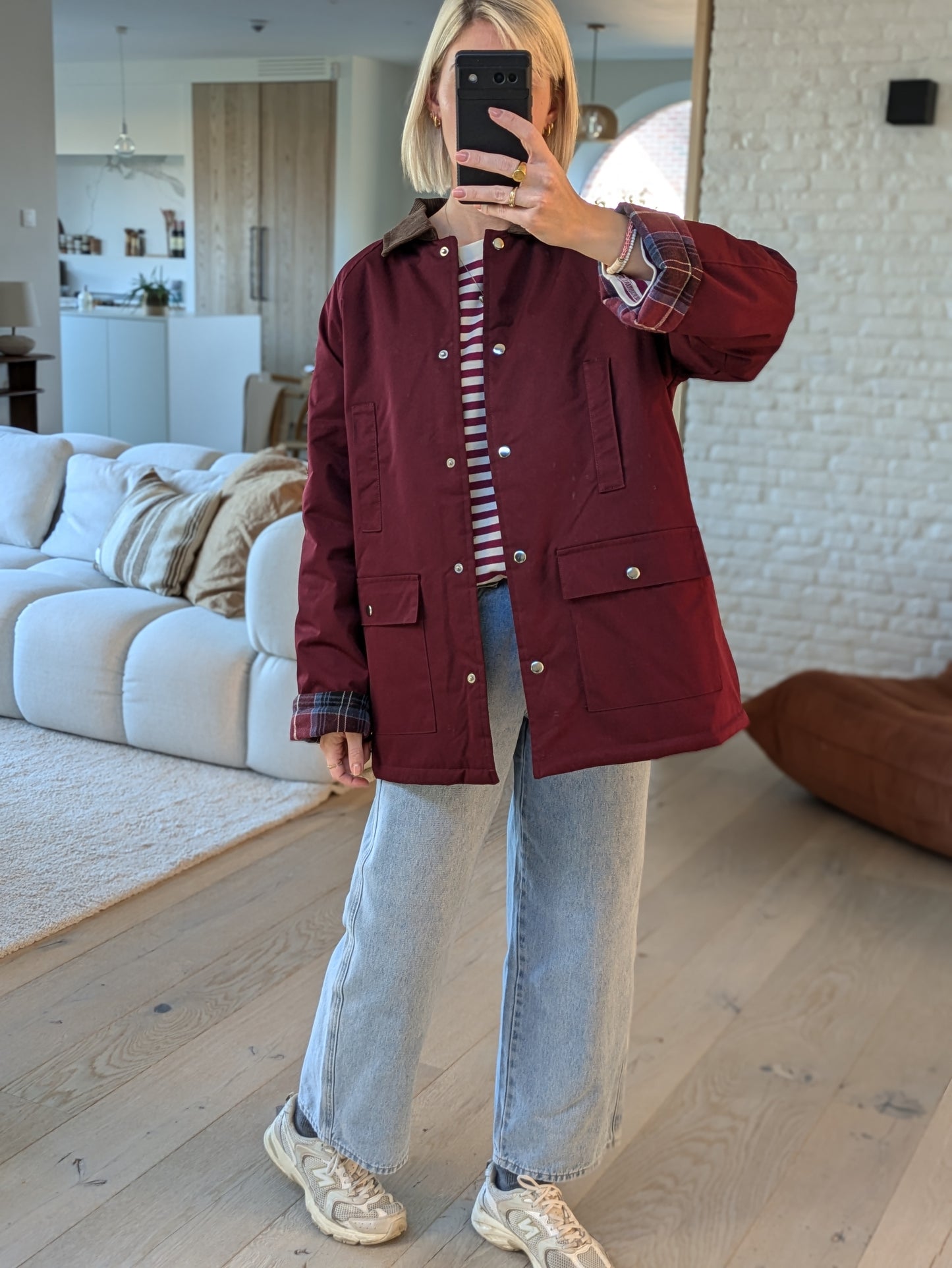 Jacket burgundy