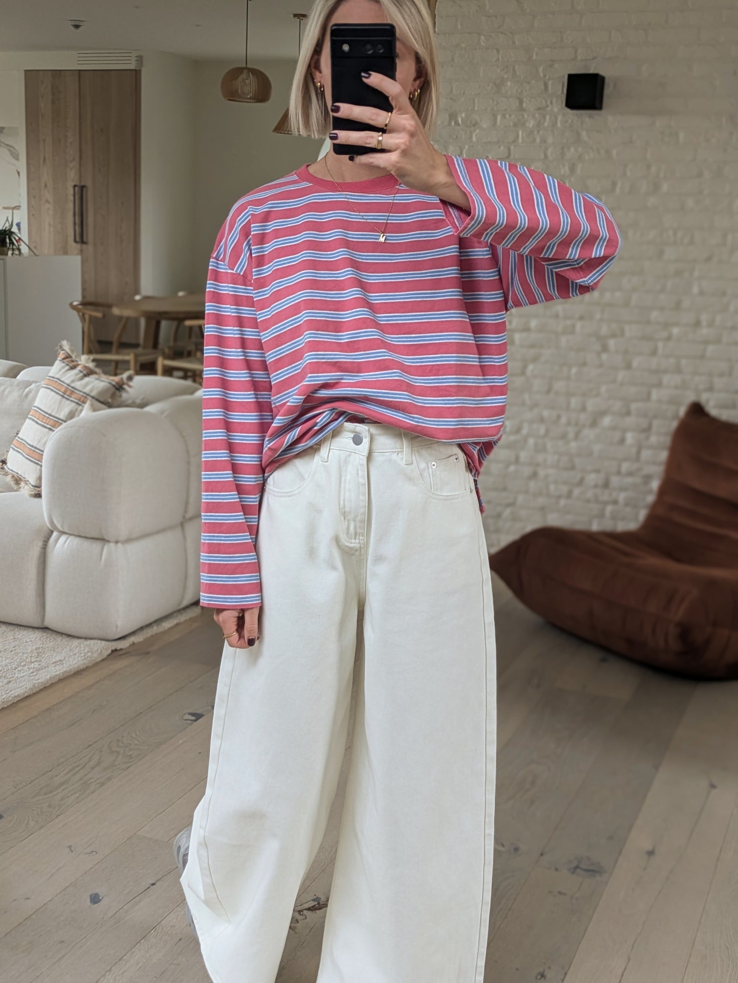 DEUXPOURDEUX THE LABEL - Babette striped longsleeve tee