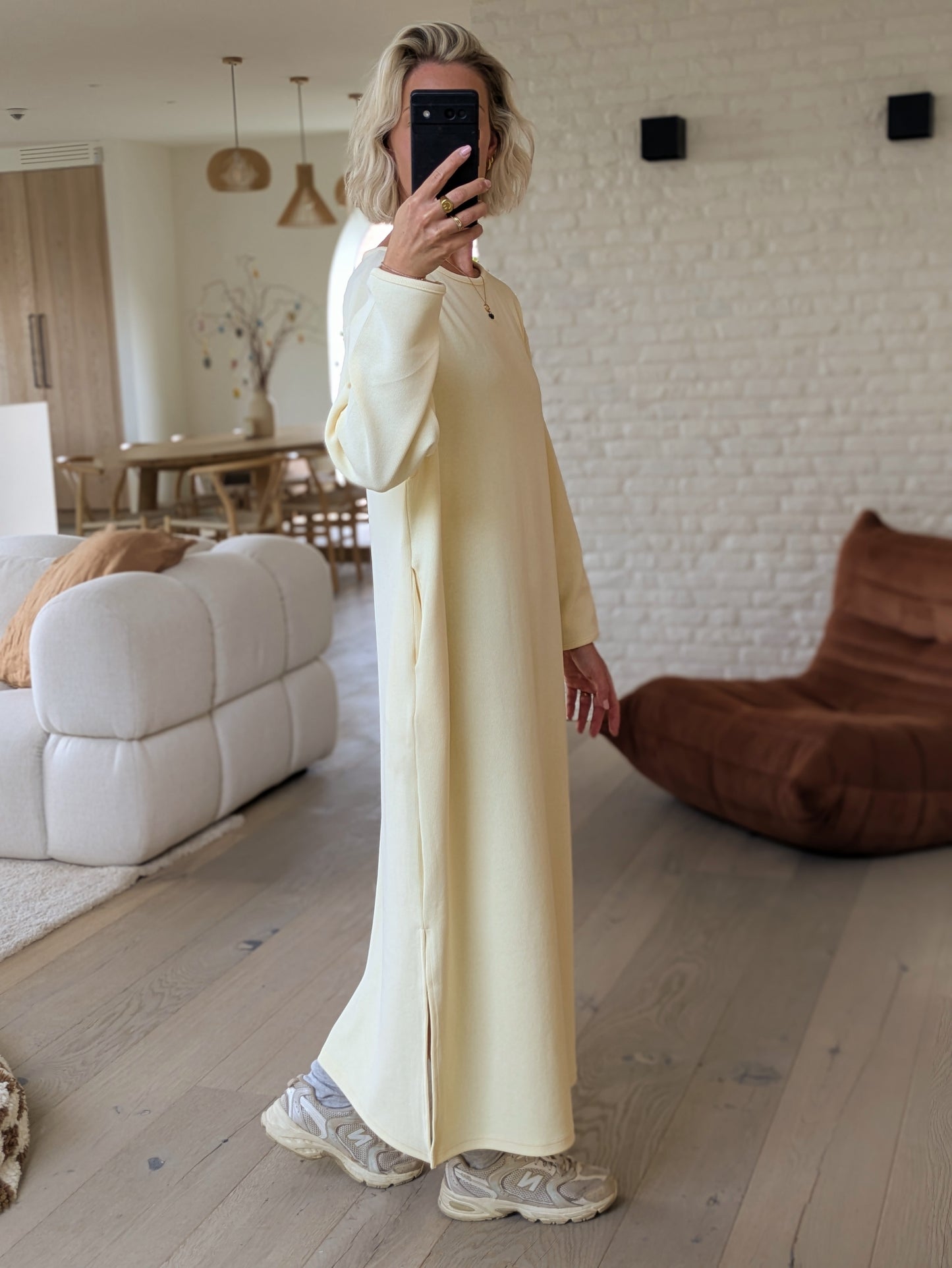 DEUXPOURDEUX THE LABEL - Light yellow dress