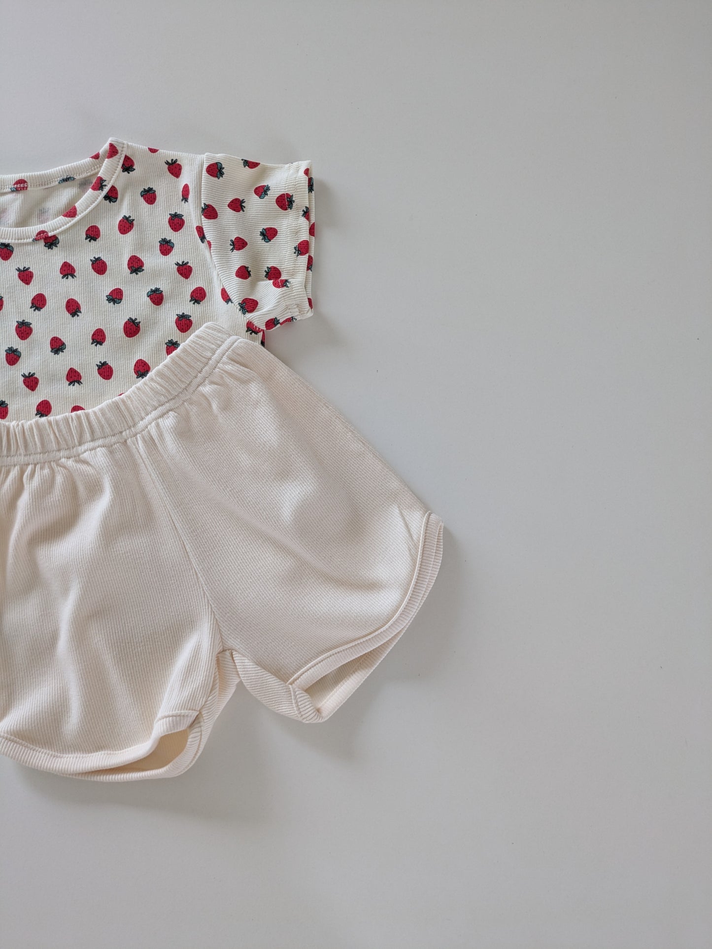 Rib short cream