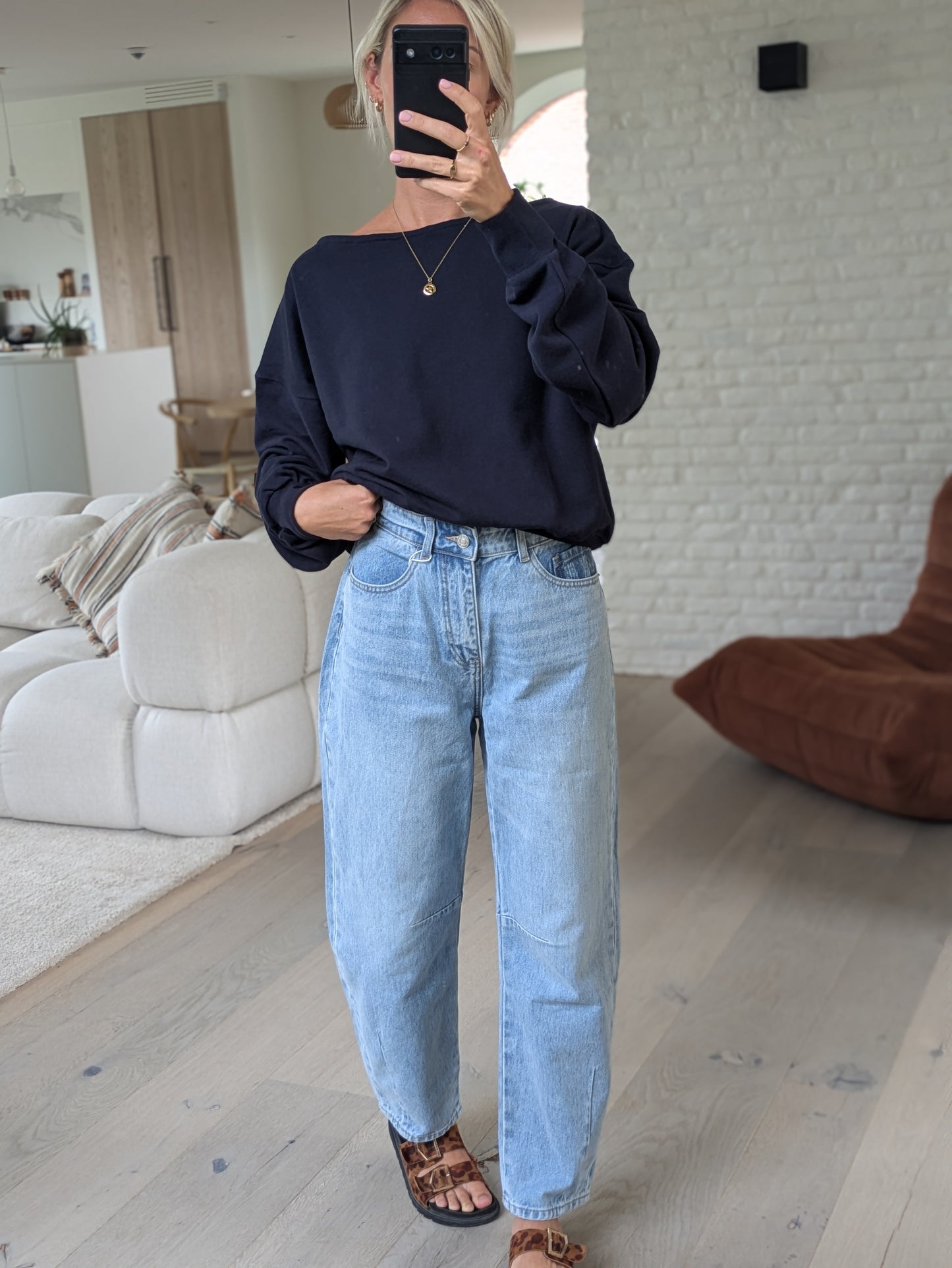 DEUXPOURDEUX THE LABEL - Babette sweater navy