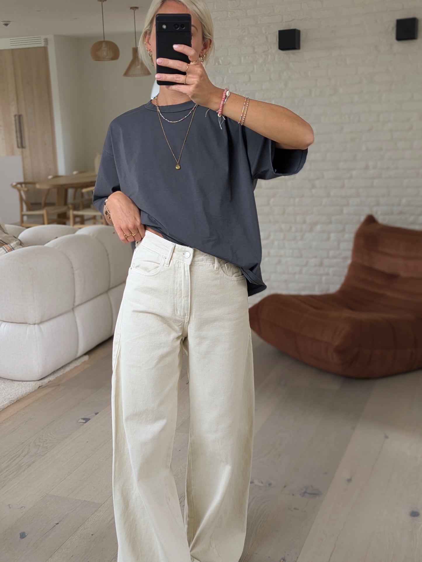 Oversized t-shirt dark grey