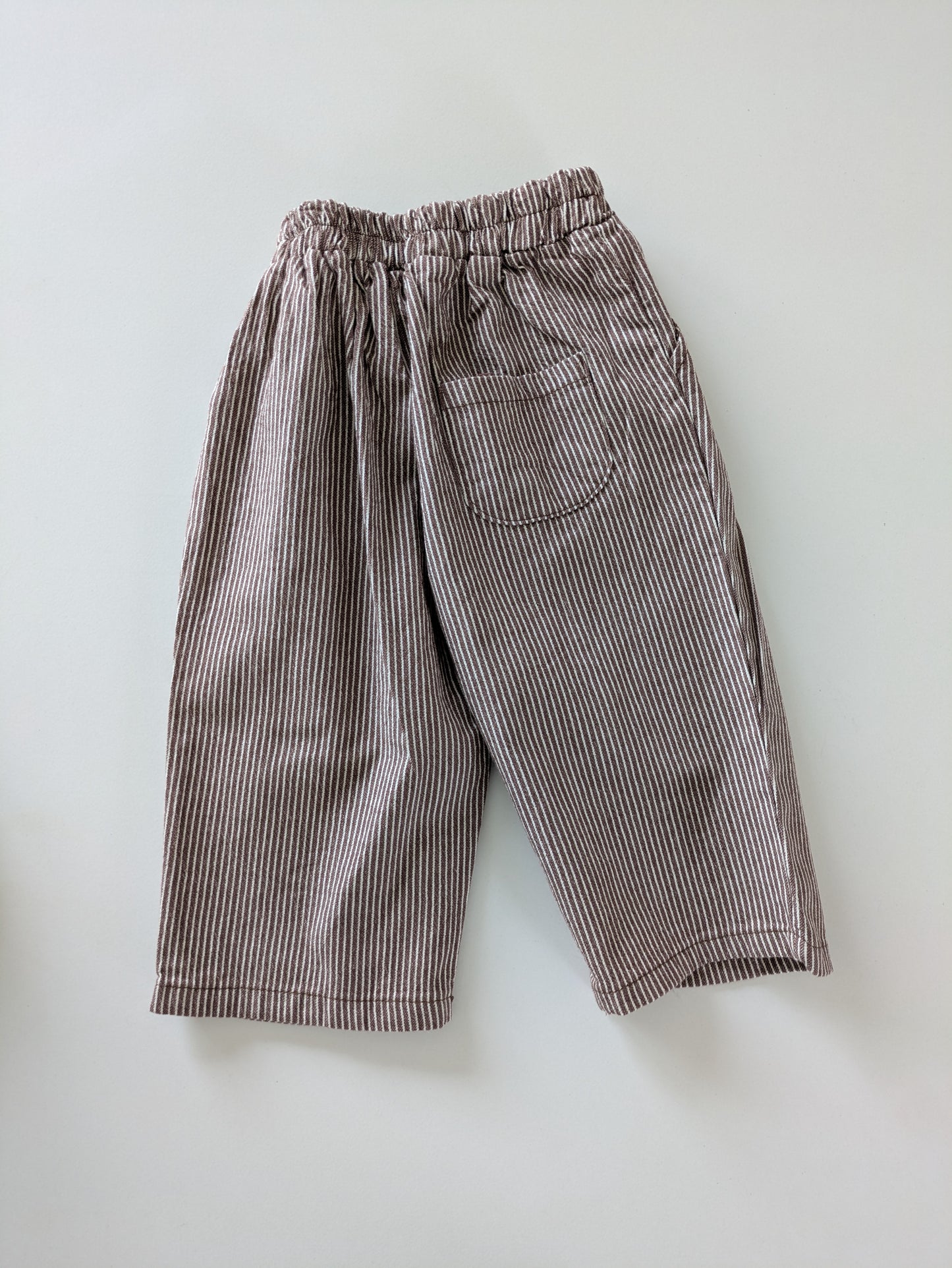 Striped pants brown