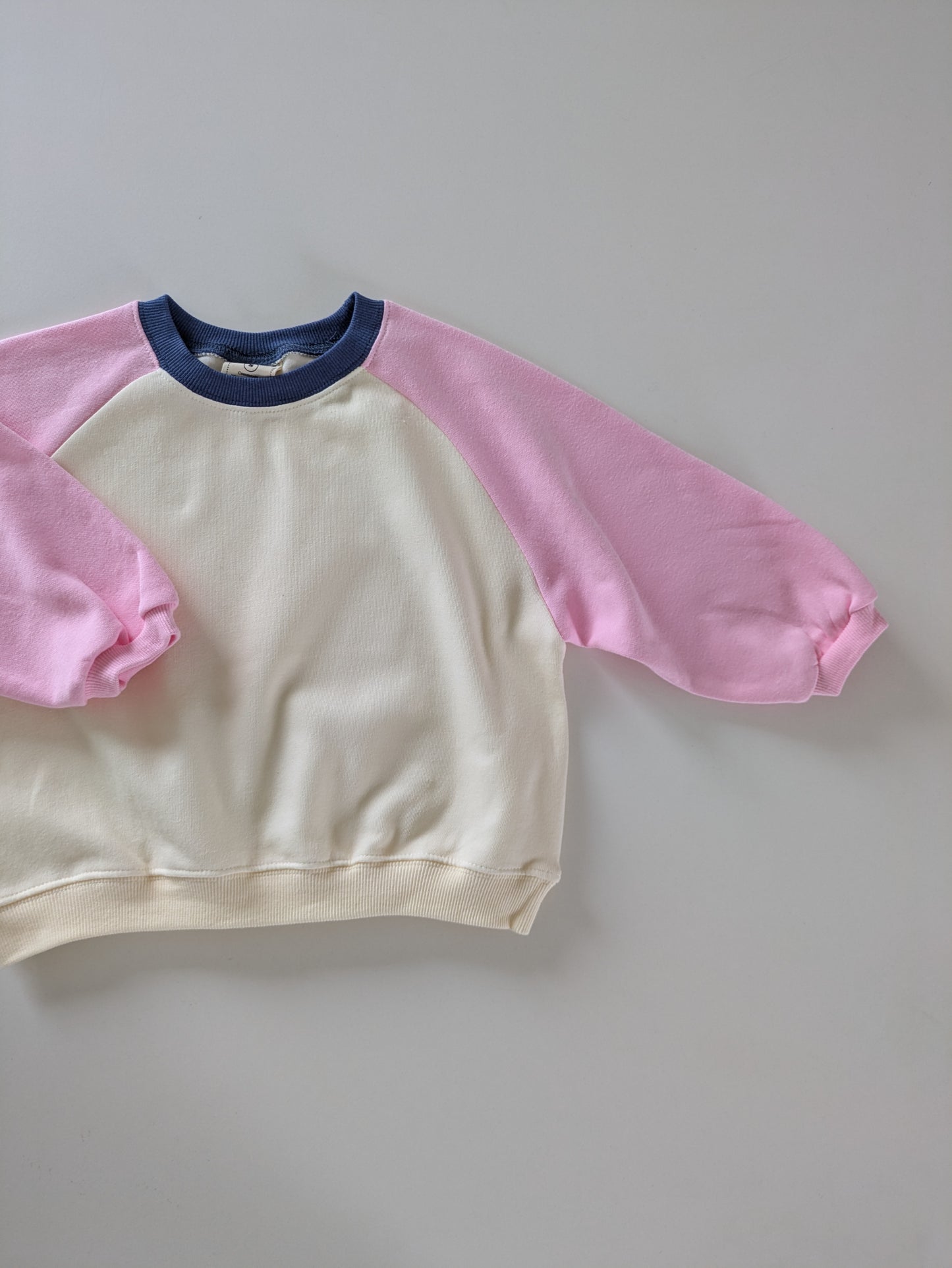 Raglan sweater pink