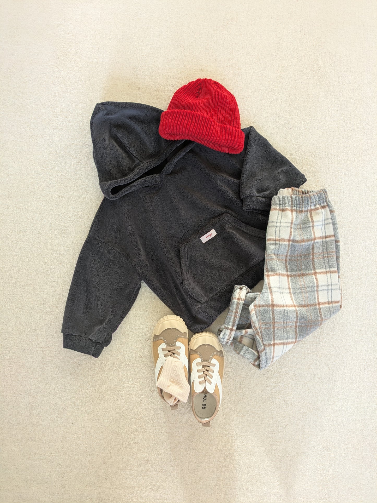 Soft hoodie charcoal