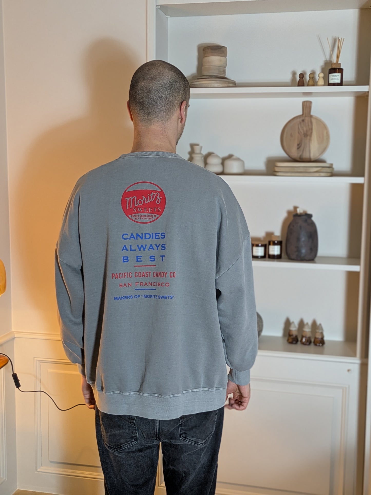 Candy Pig Sweatshirt grey (adult)