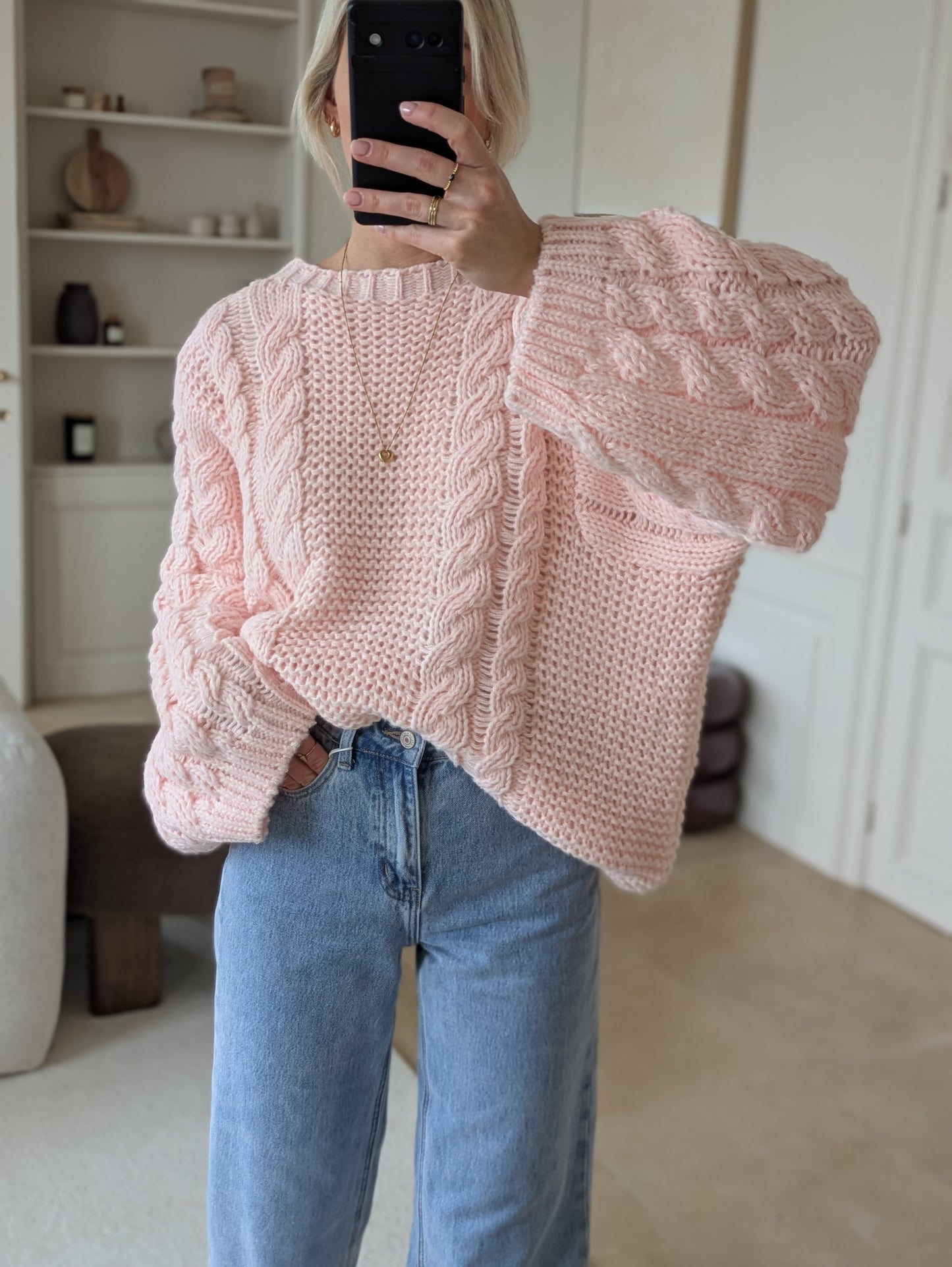 Rosalie pull pink
