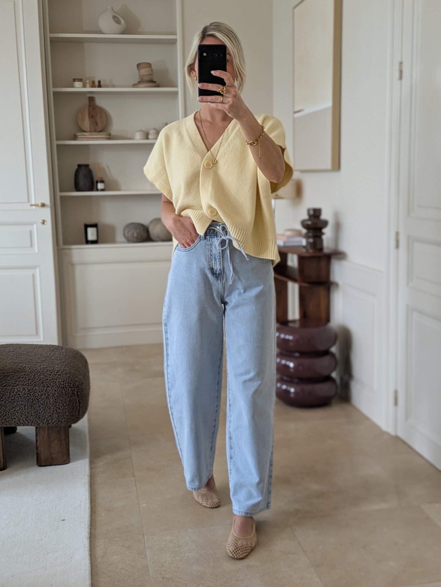 Amelie gilet yellow