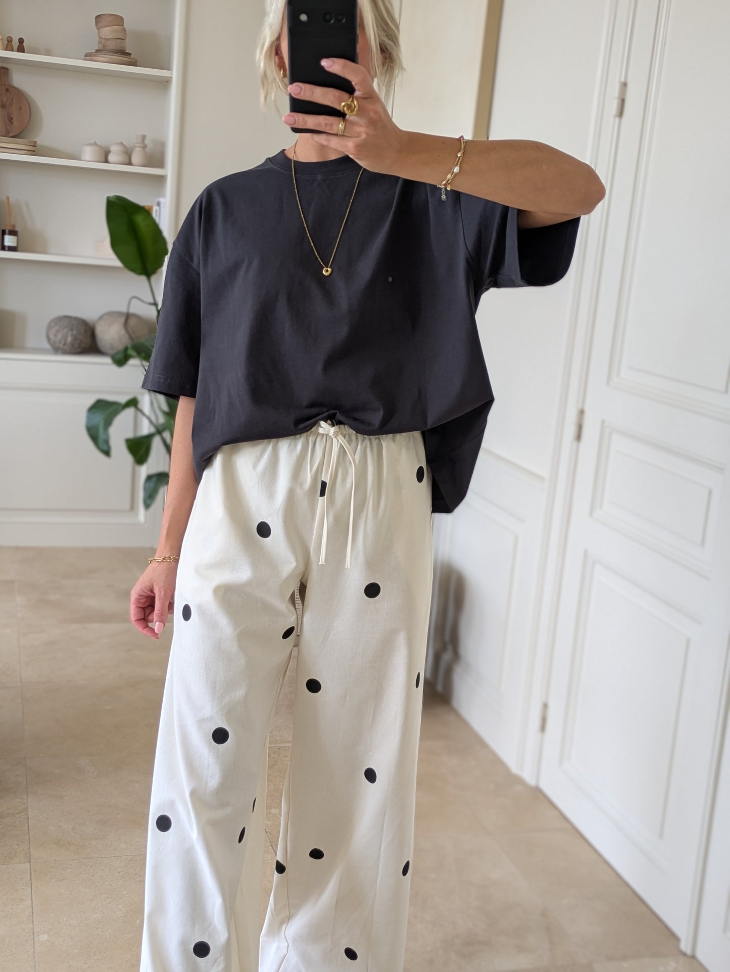 Maud basic t-shirt charcoal