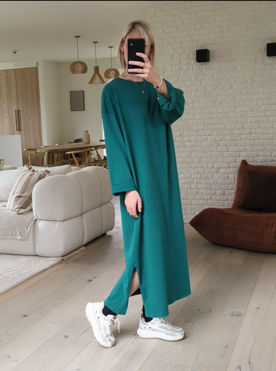 DEUXPOURDEUX THE LABEL - Lola dress green