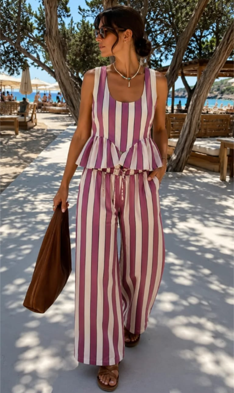 Francella striped set