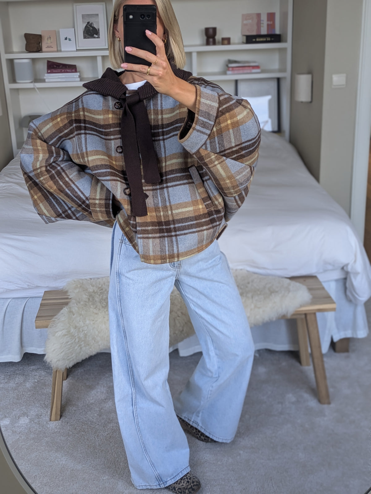Sofia pants light blue
