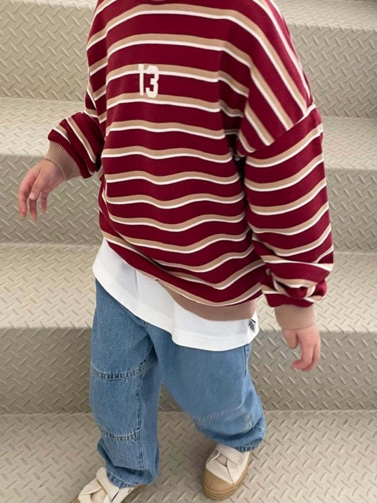 13 stripe sweater bordeaux