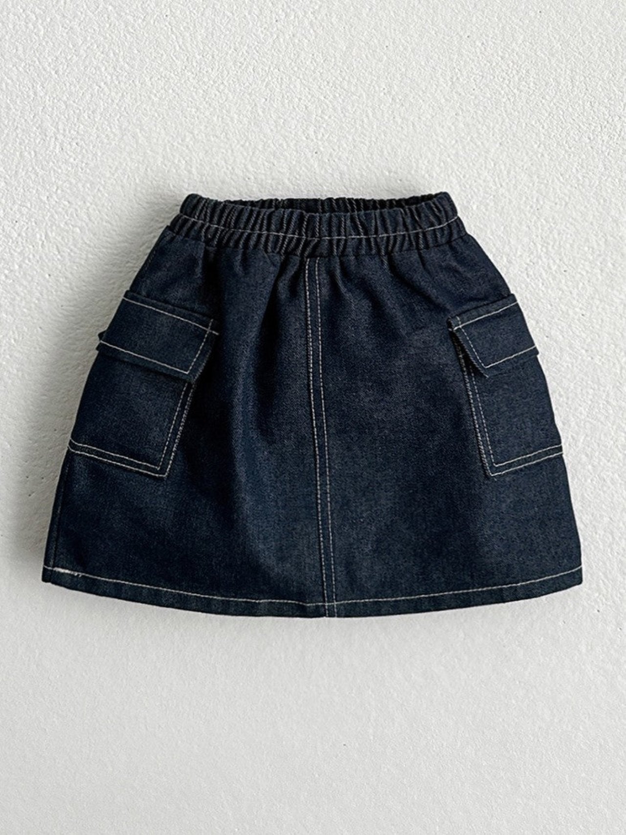 Cargo skirt navy jeans