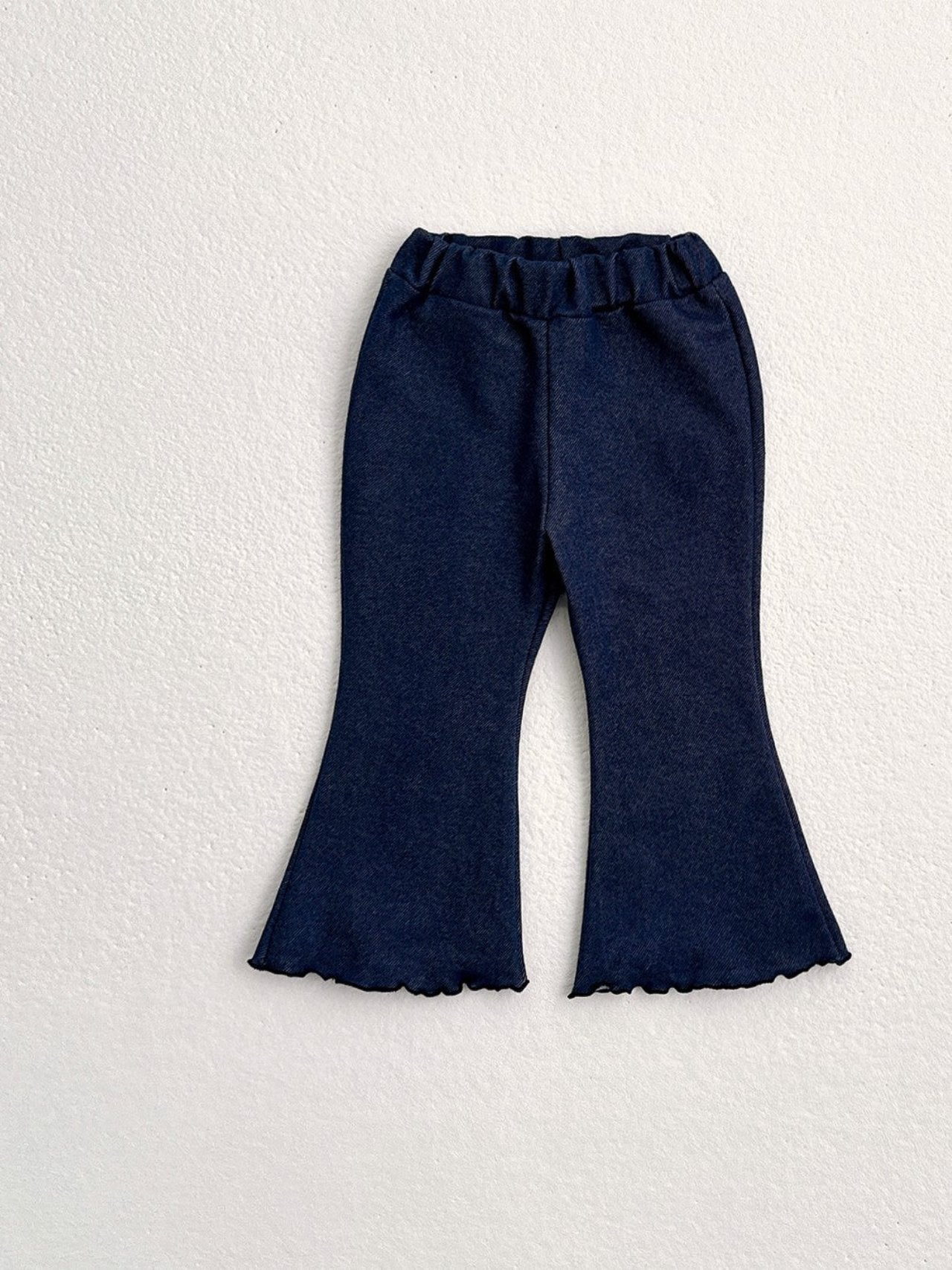 Denim bootcut pants