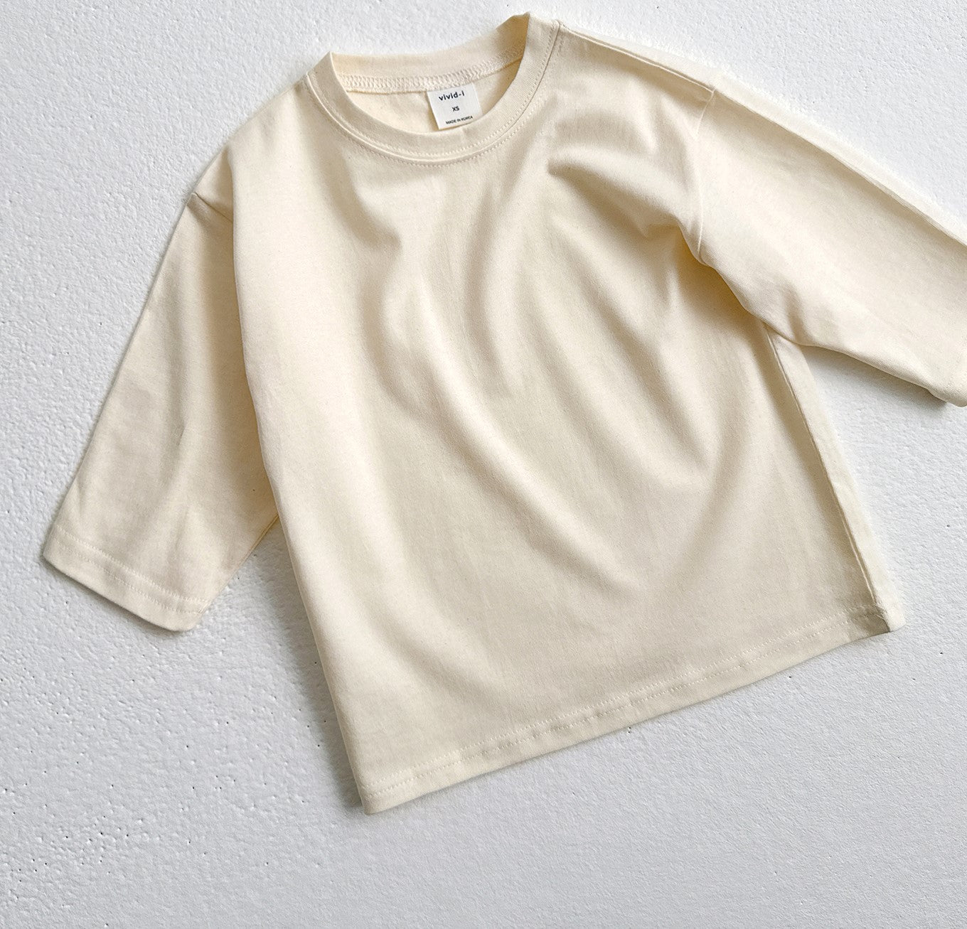 Fall layered tee cream