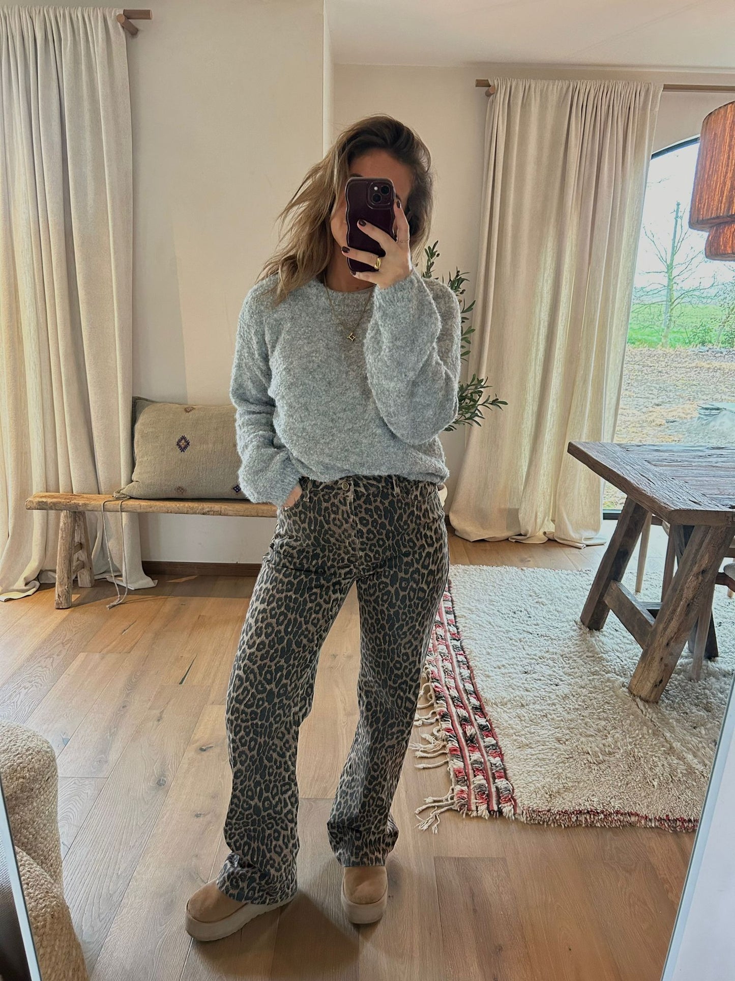 Leopard pants Amy brown