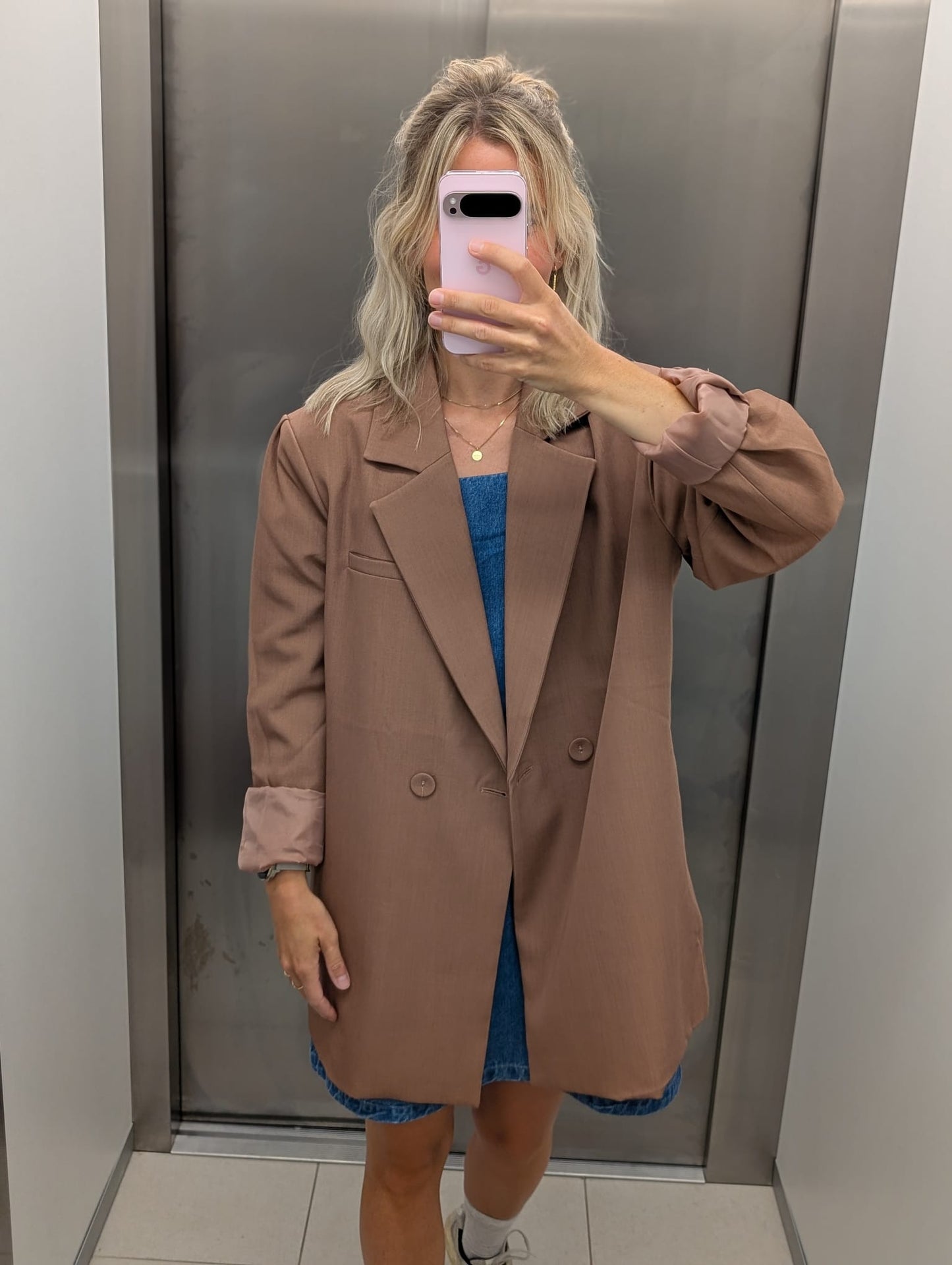Oversized blazer mocha