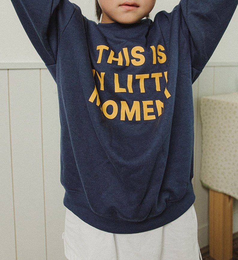 Moment sweatshirt navy