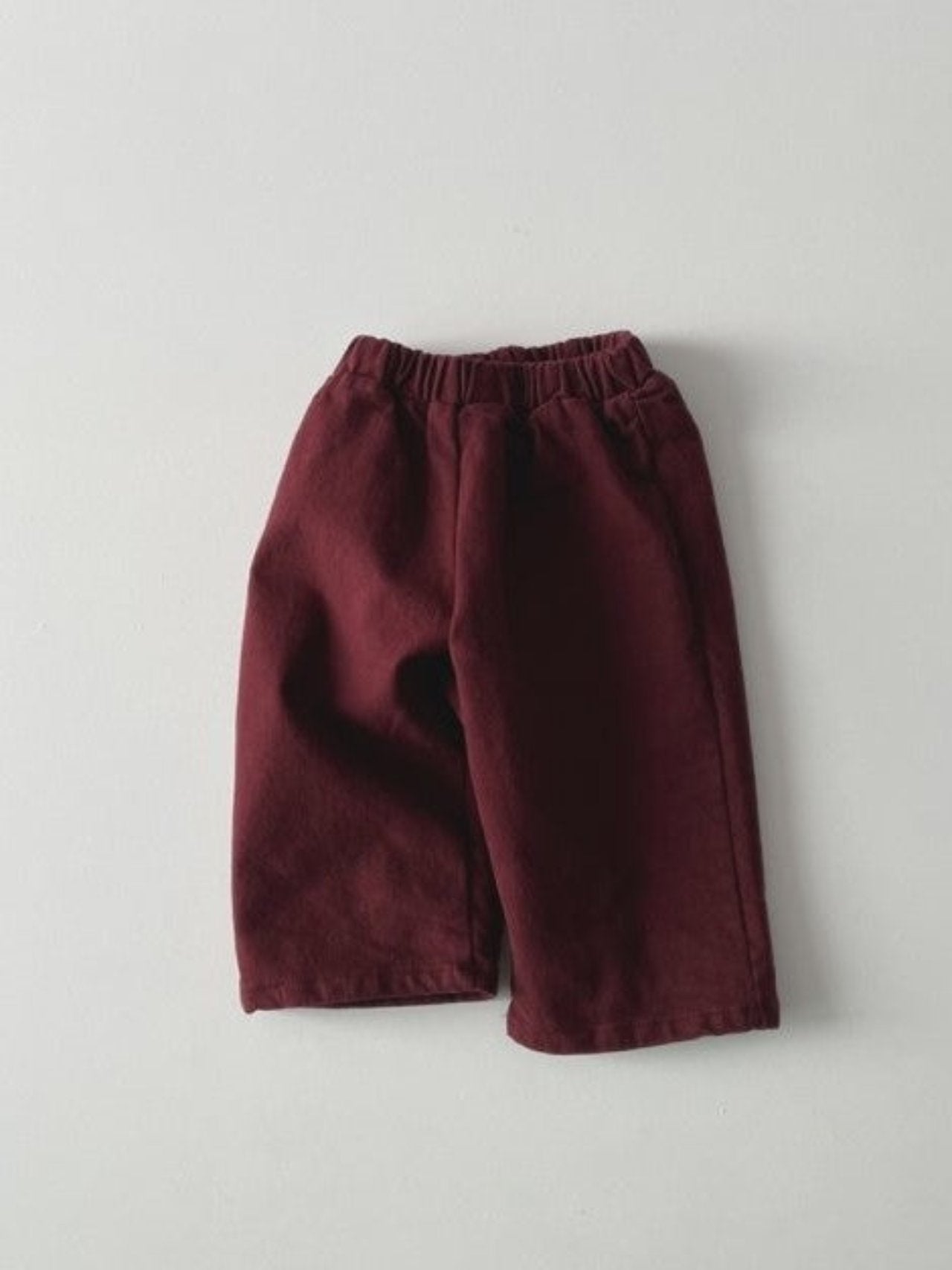 Warm chino pants burgundy