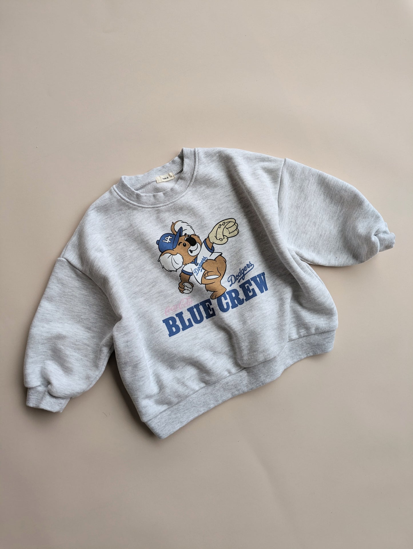 Blue crew sweater melange