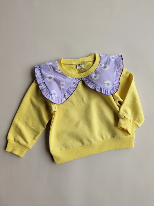 Sweater lila yellow