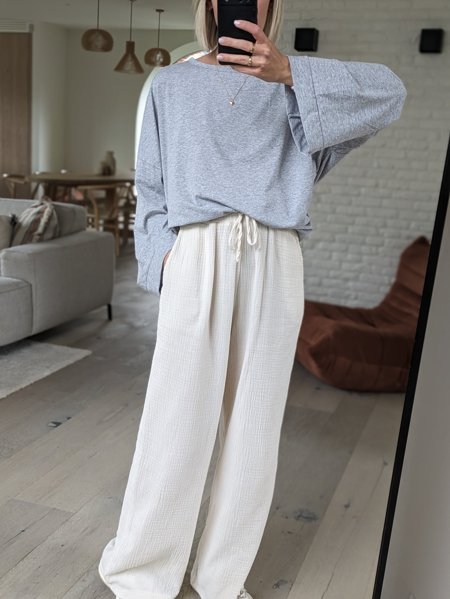 Tetra broek cream