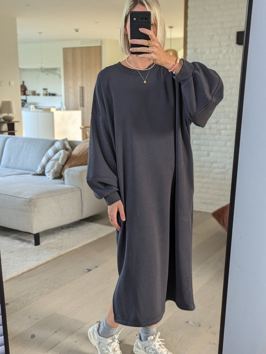 Sweaterdress Ruby dark grey