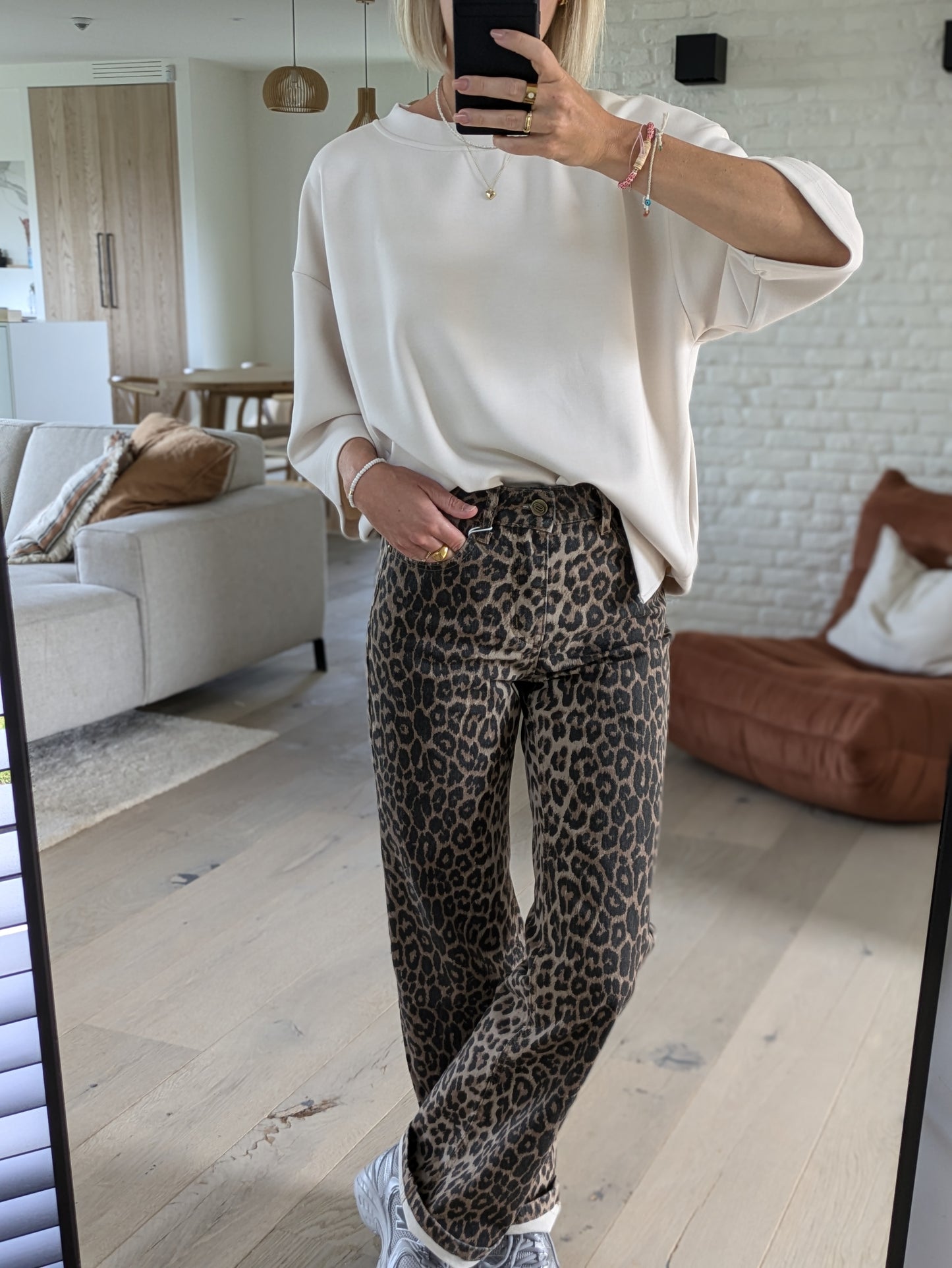 Leopard pants Amy brown