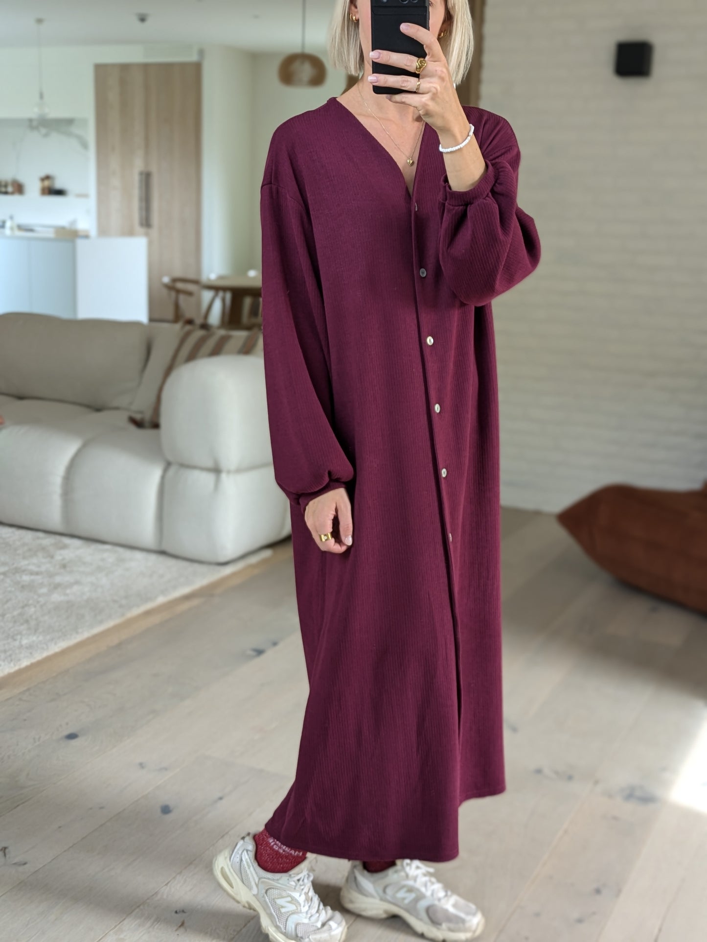 Dress Elle bordeaux