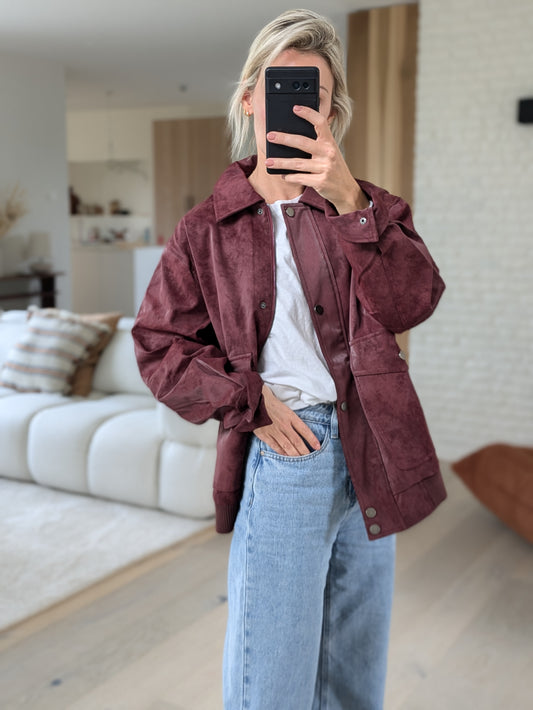 Bordeaux jacket Lou