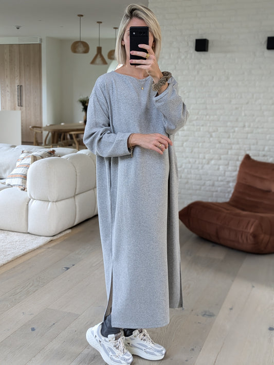 DEUXPOURDEUX THE LABEL - Nova sweater dress grey