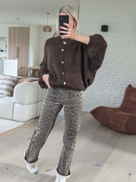 Leopard pants Amy brown