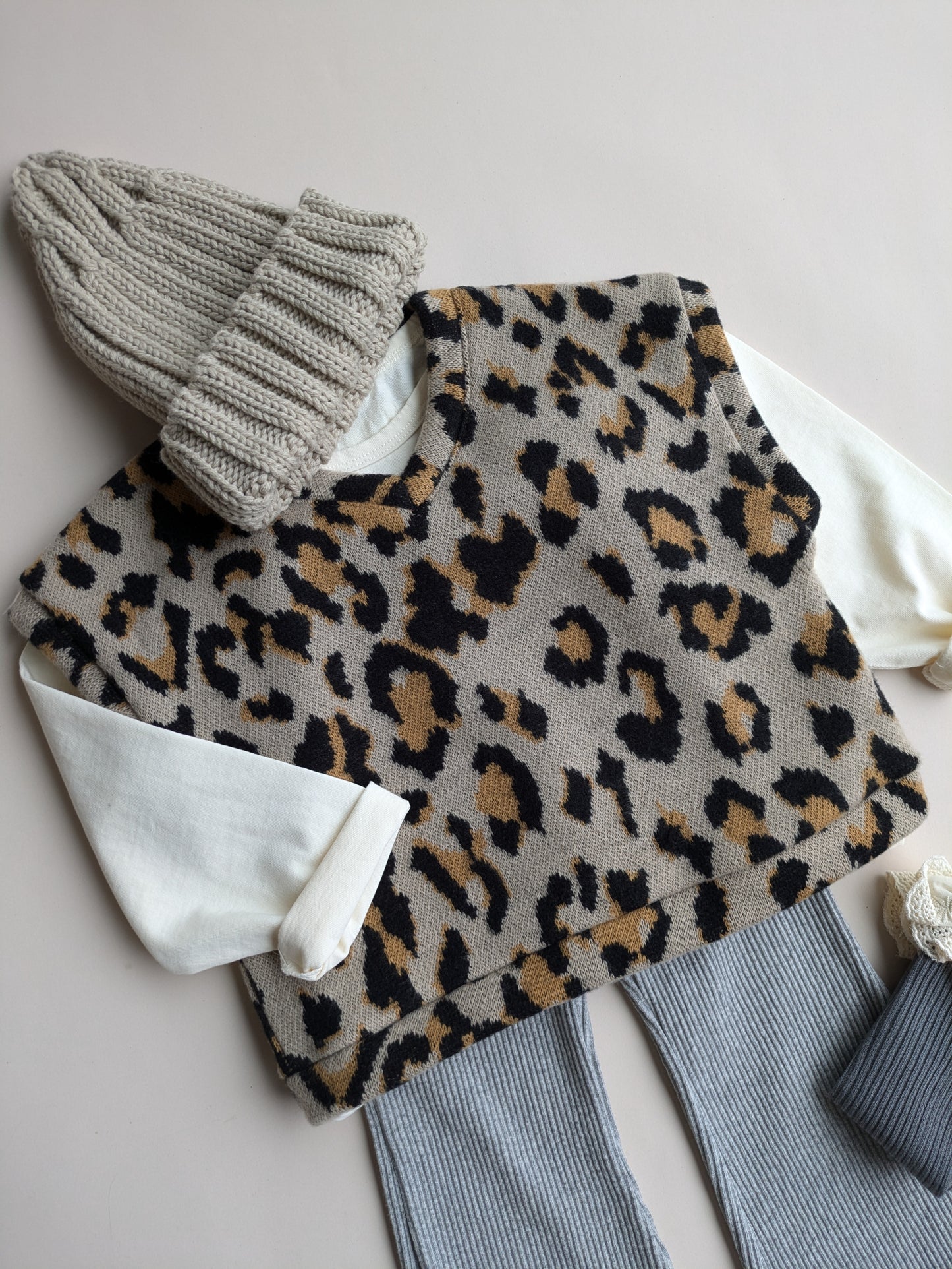 Leopard vest