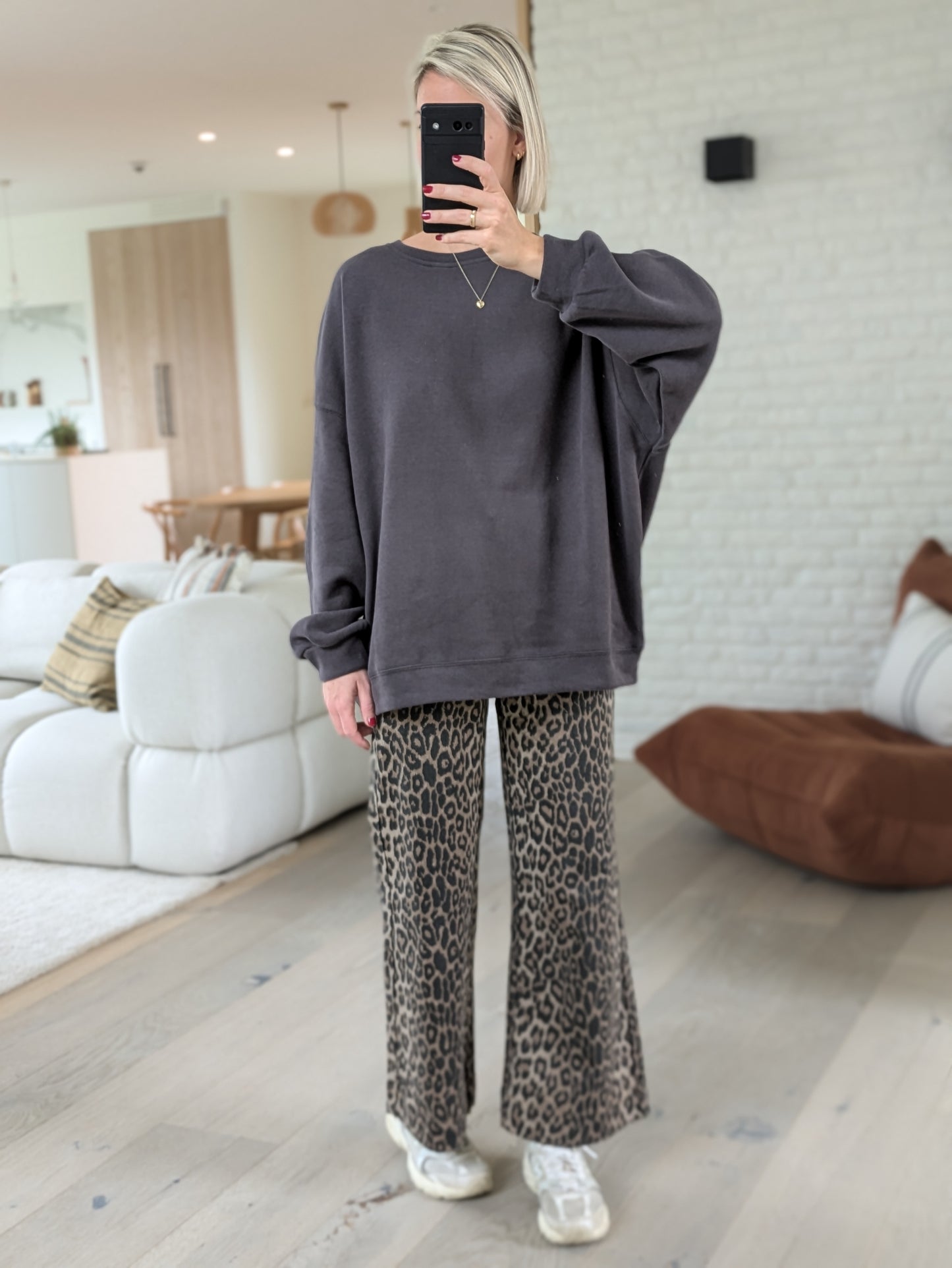 Leopard pants Ruby flared fit