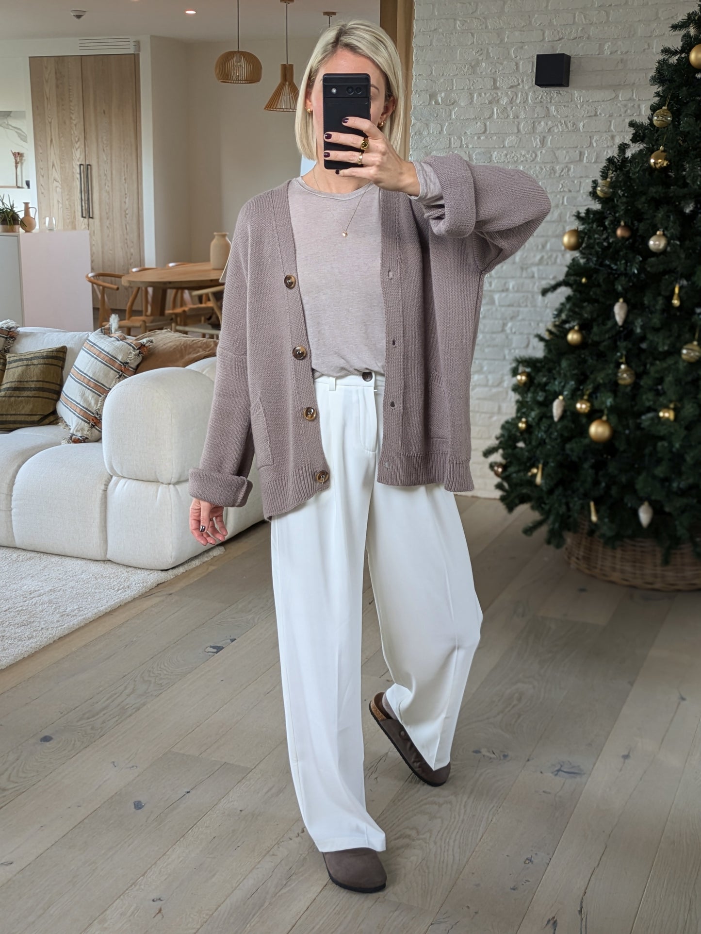 Celine pants cream