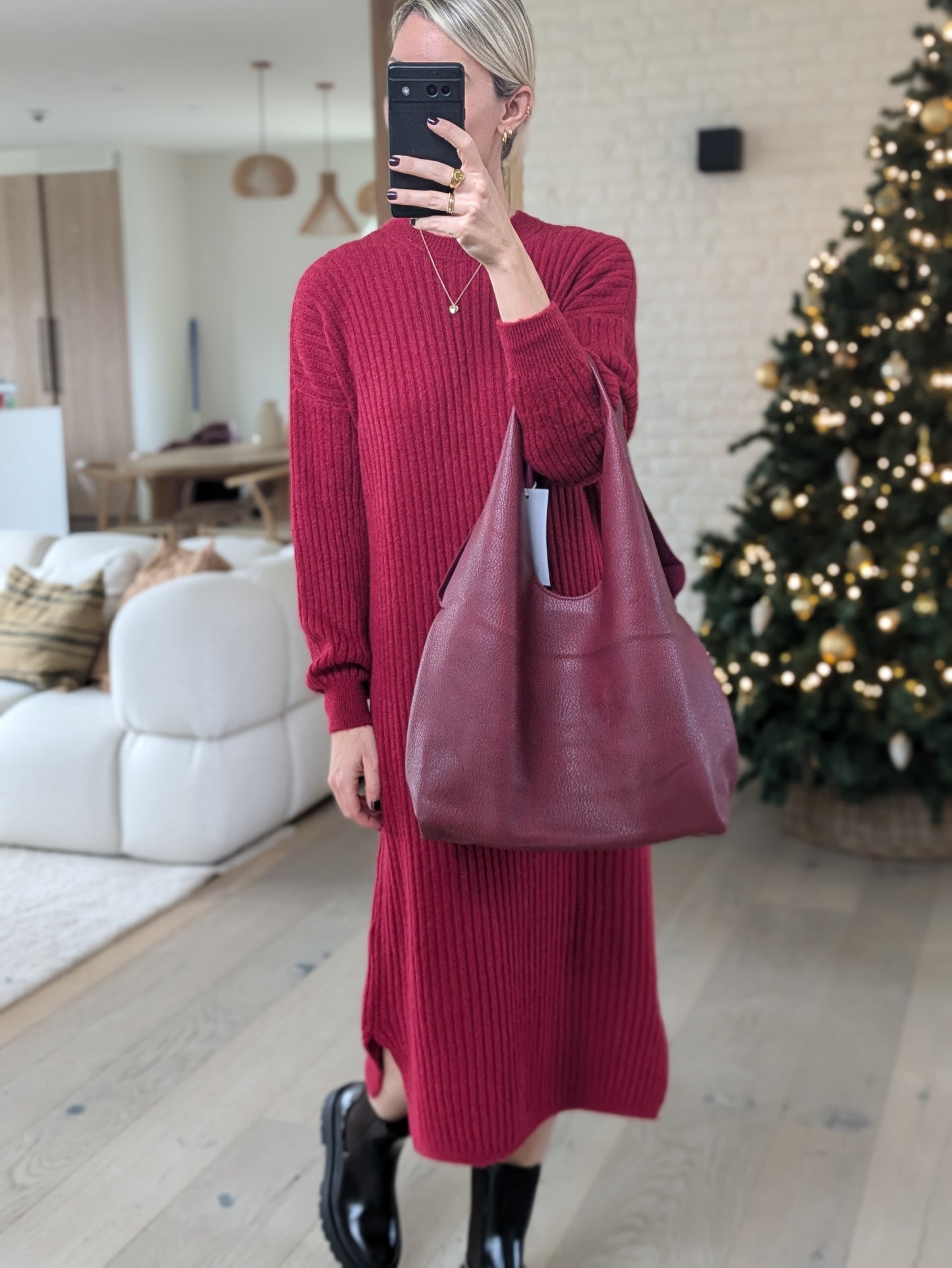 Dress Lala bordeaux