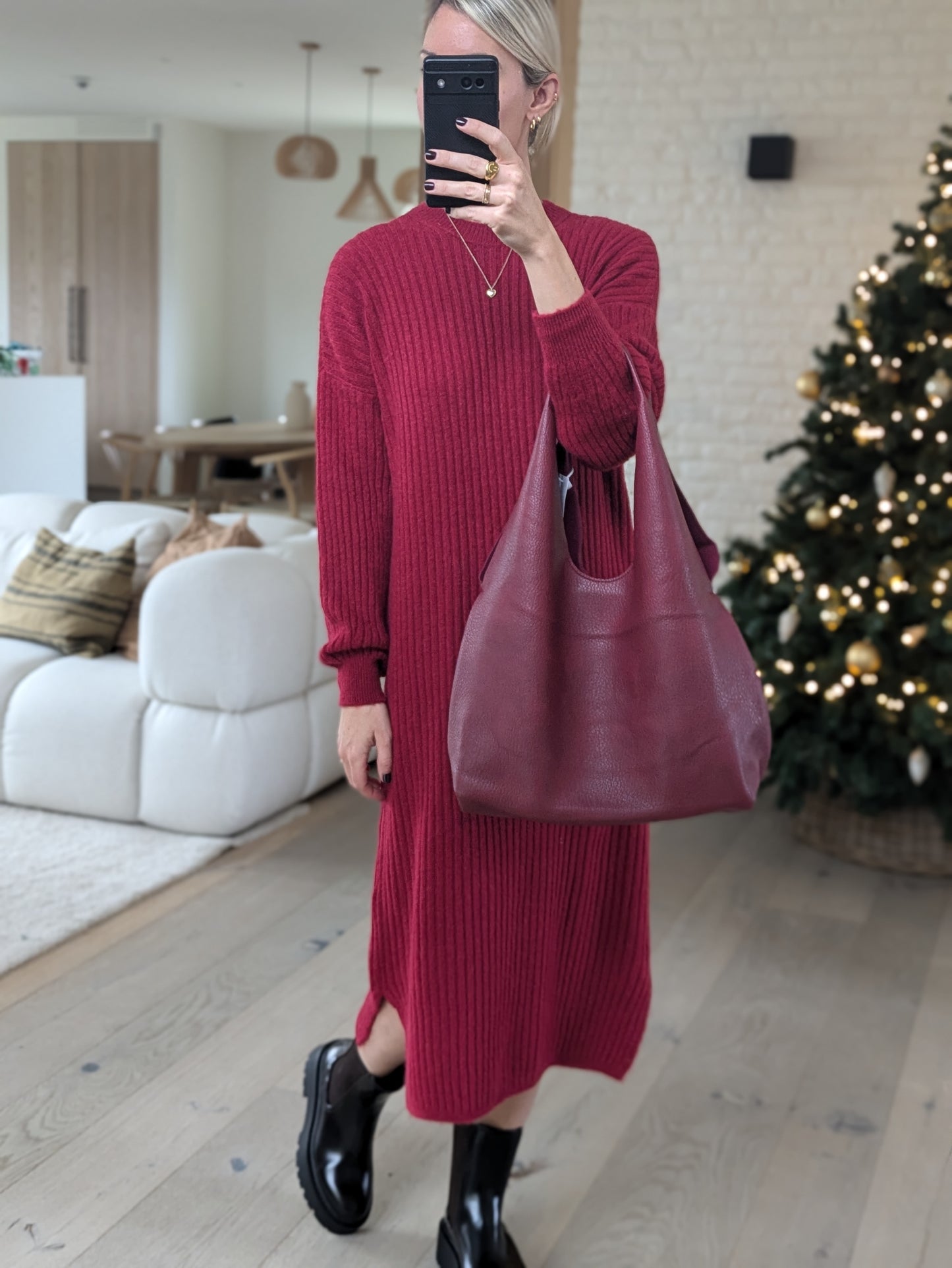 Dress Lala bordeaux