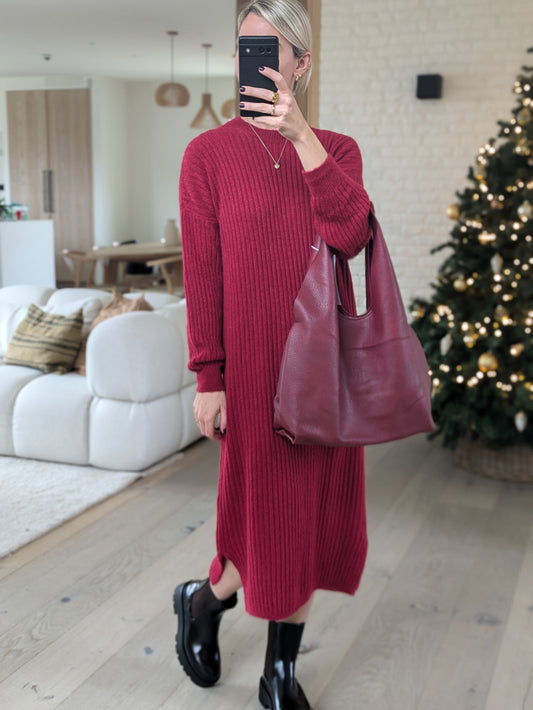 Dress Lala bordeaux