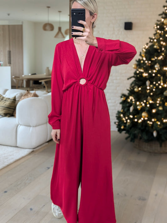 Jumpsuit bordeaux