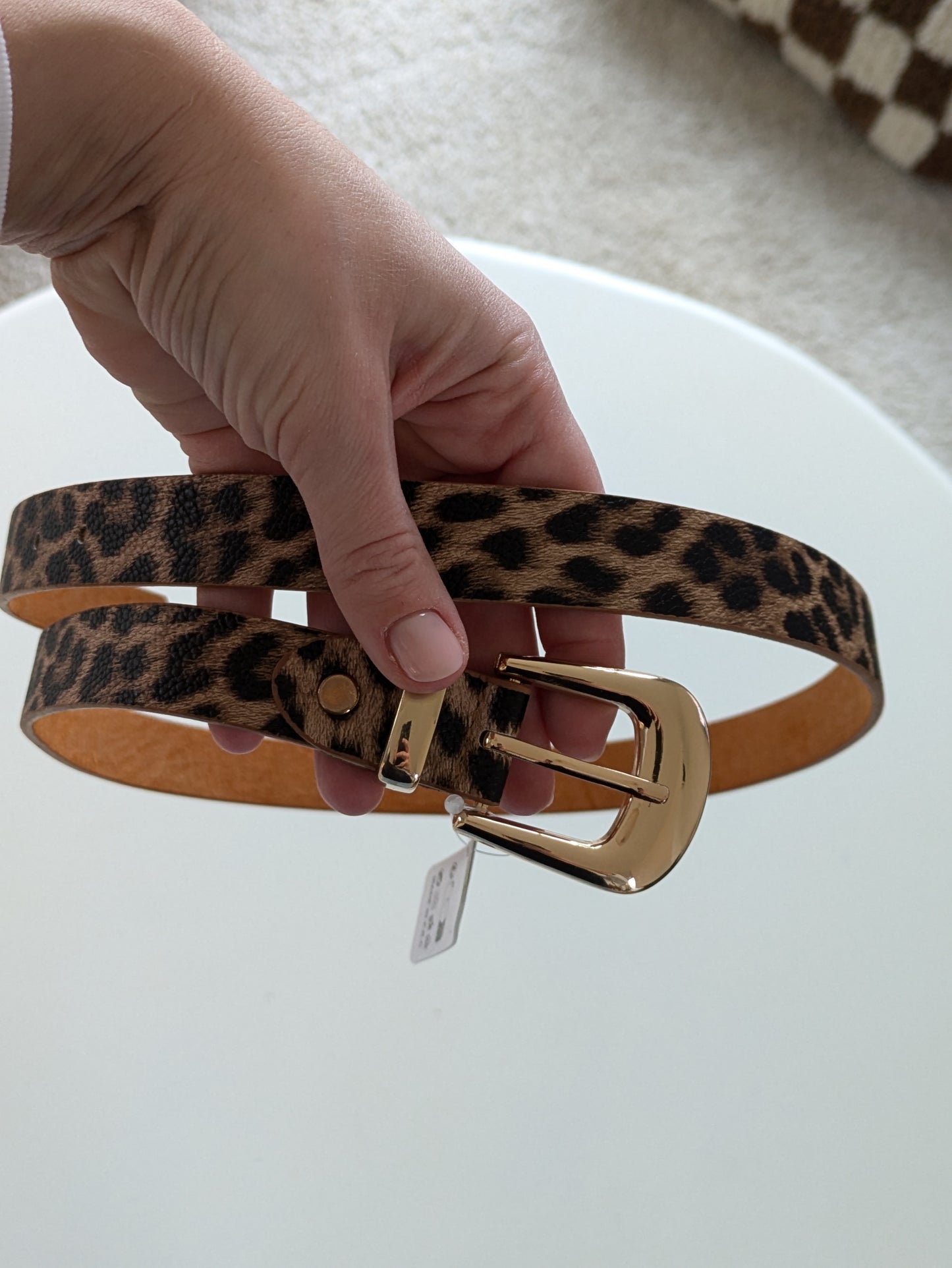 Leopard belt
