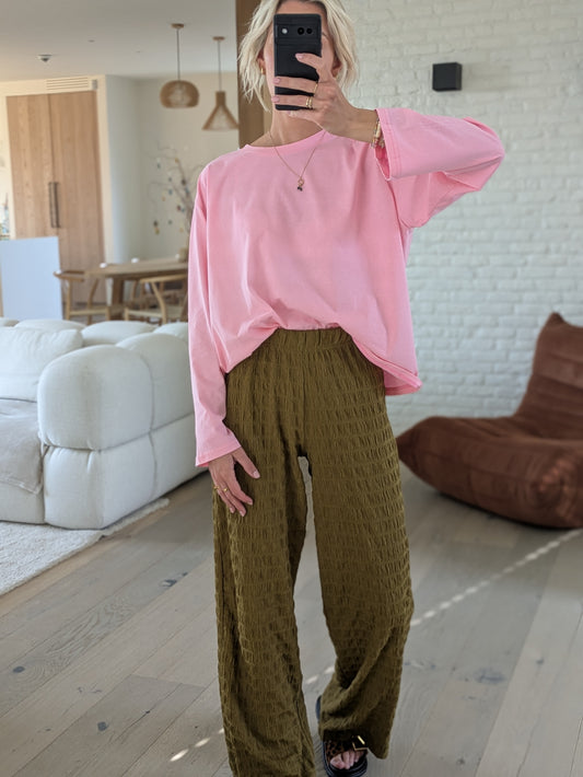 DEUXPOURDEUX THE LABEL - Remy longsleeve tee pink