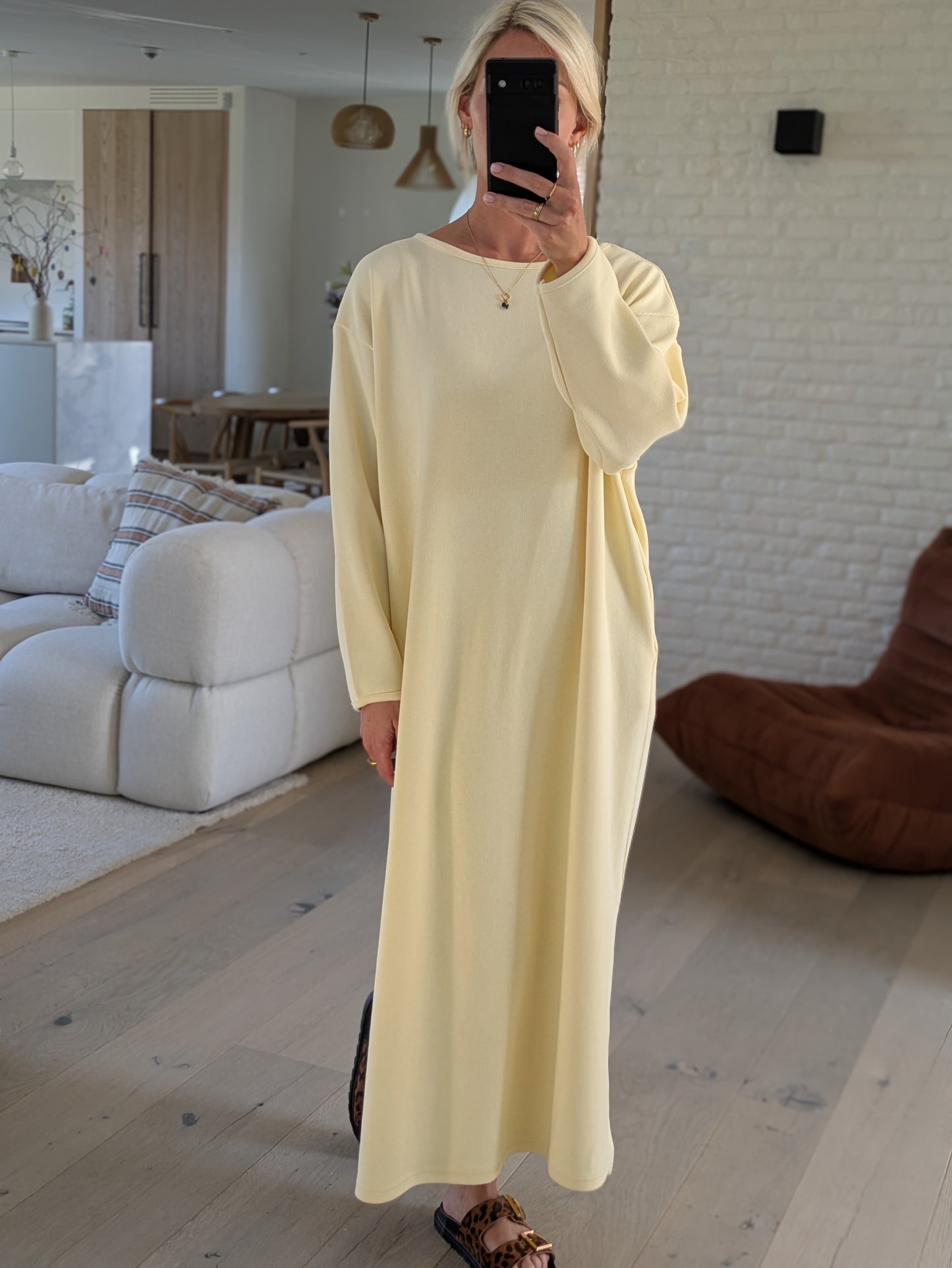 DEUXPOURDEUX THE LABEL - Light yellow dress