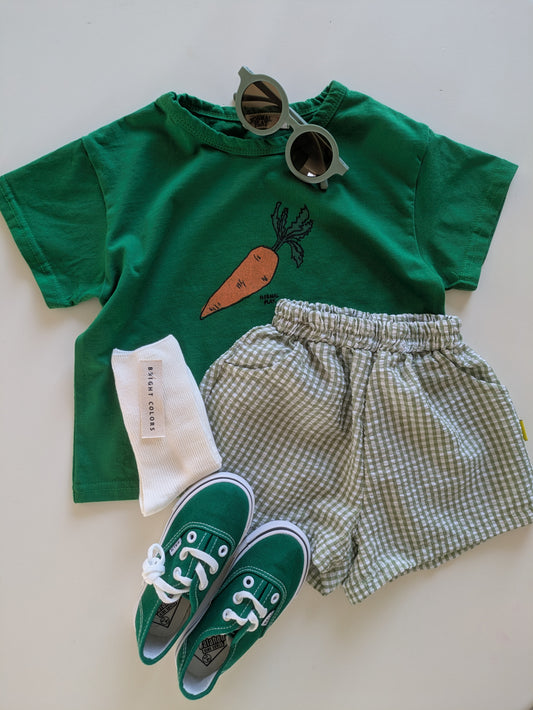 check short green