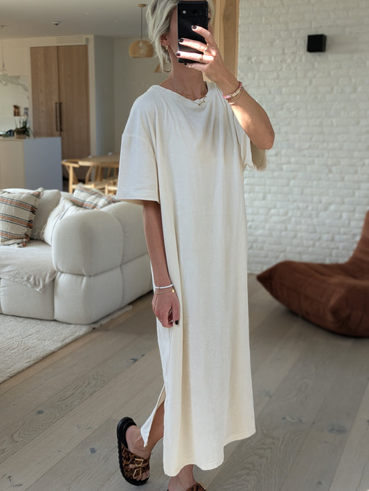 Sponge dress ecru